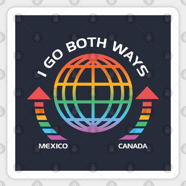 Both Ways (rainbow) Sticker by bryankremkau